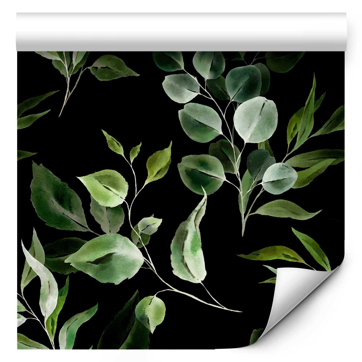 Repeating Wallpaper Roll - Bouquet Of Greenery