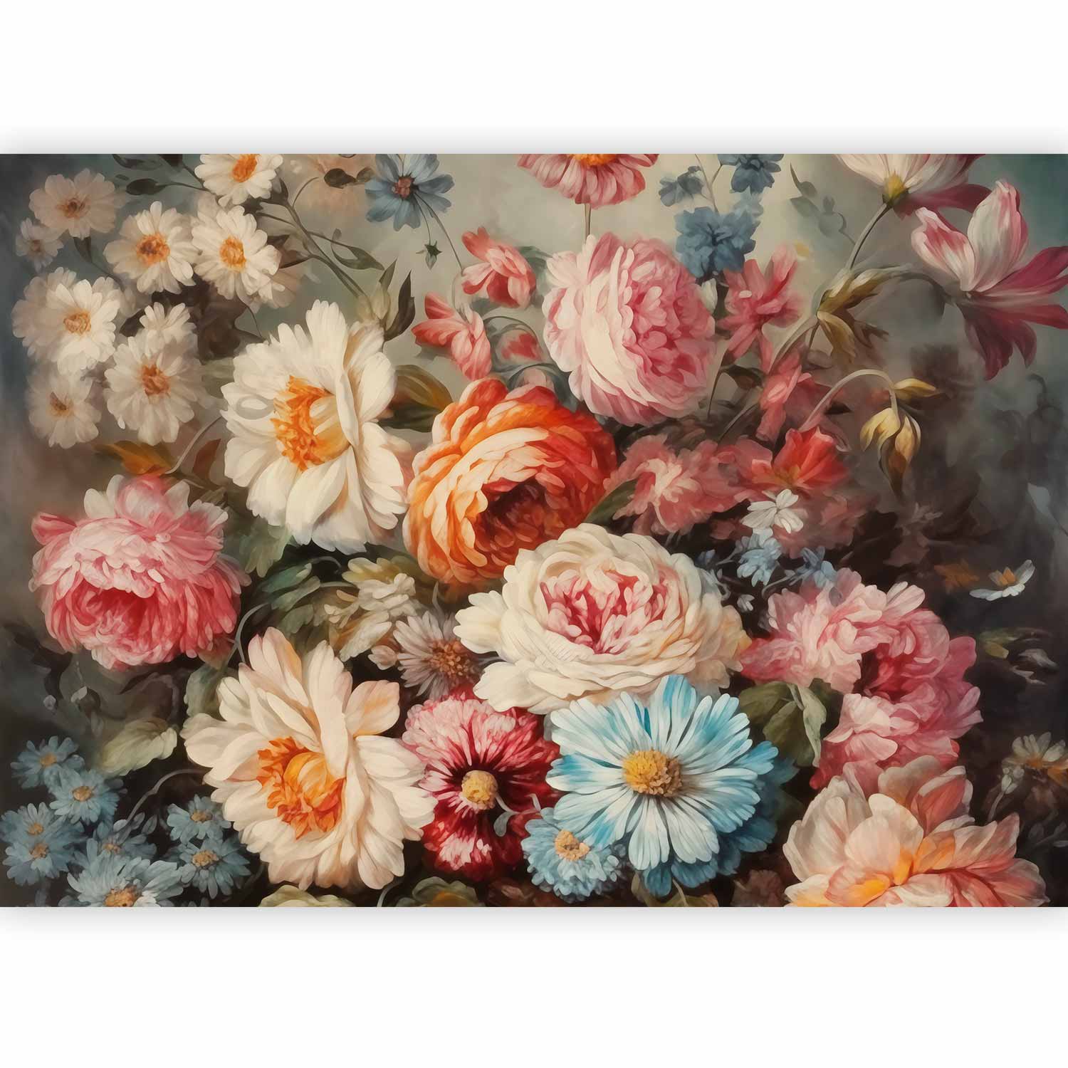 Premium Floral Wall Mural - The Scent Of Garden Flowers