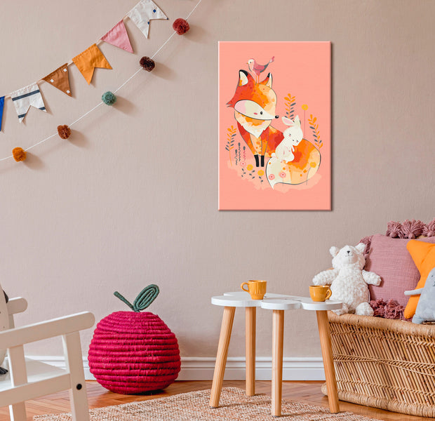 Paint By Numbers Kit - Fox and Rabbit