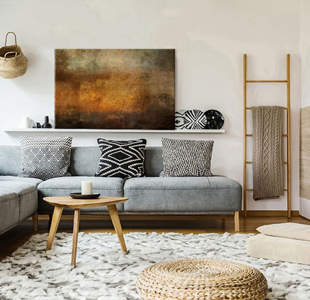 Abstract Canvas Wall Art - Etude