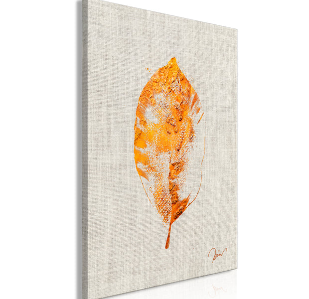 Botanical Canvas Wall Art - Golden Flora