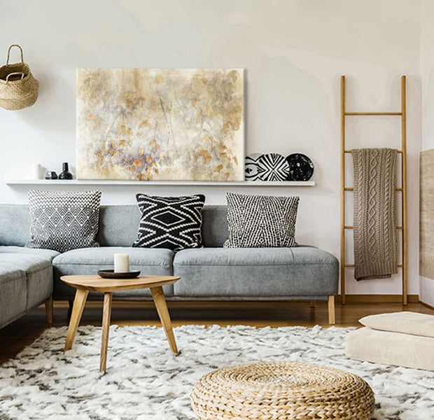 Abstract Canvas Wall Art - Nature in Watercolor