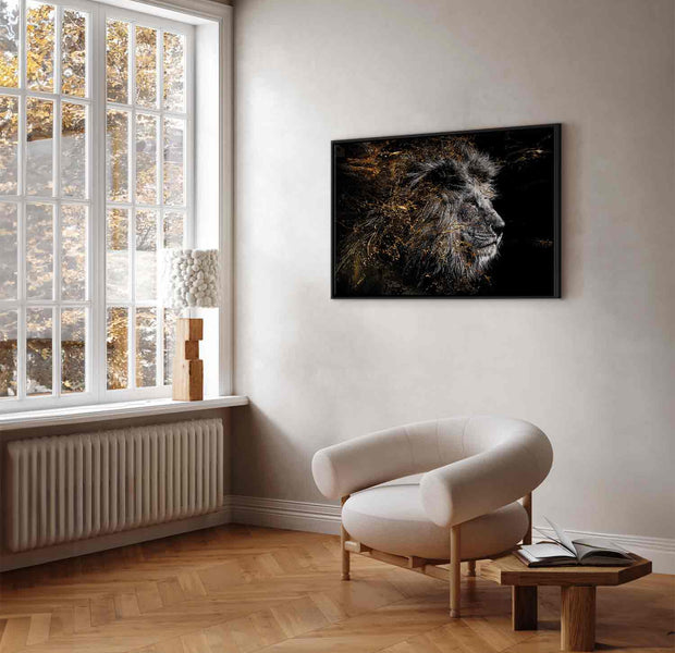 Floating Framed Canvas Art - King of the Sun