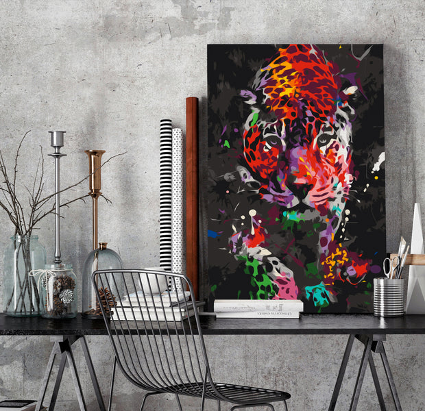 Paint By Numbers Kit - Spotted Leopard