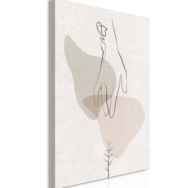Abstract Canvas Wall Art - Delicate Touch