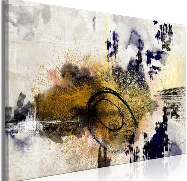 Abstract Canvas Wall Art - Morning on the River