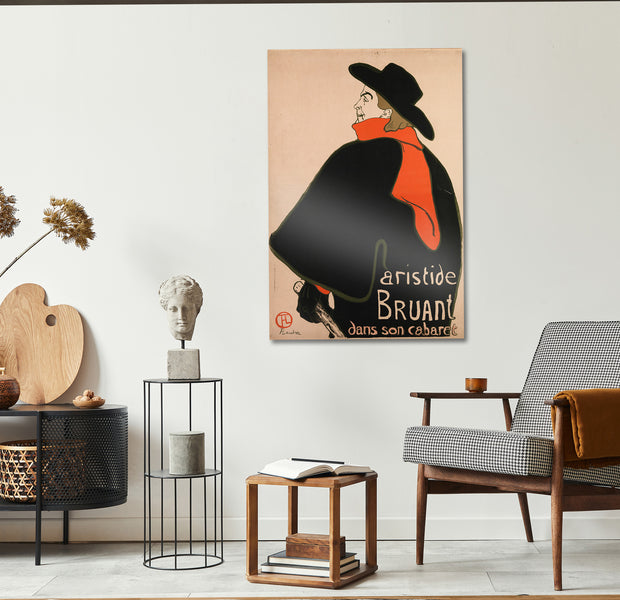 Retro Canvas Wall Art - Aristide Bruant
