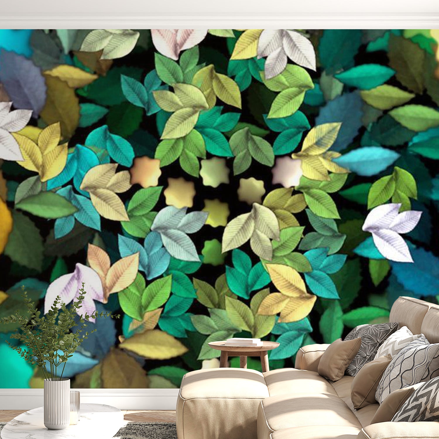Botanical Wallpaper Wall Mural - Magic Of Nature