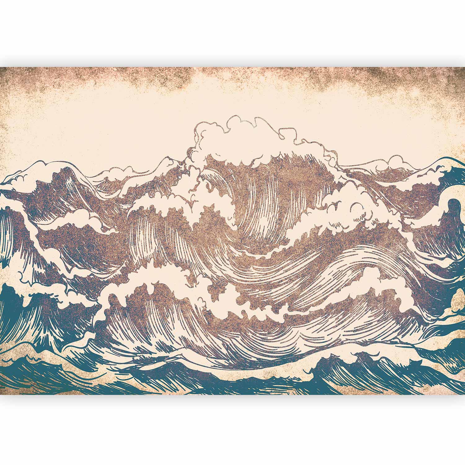 Premium Landscape Wall Mural - Giant Waves