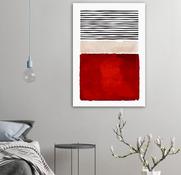 Summer Rain Fusion Abstract Poster 02