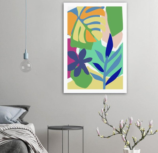Colorful Tropical Botanical Poster 02