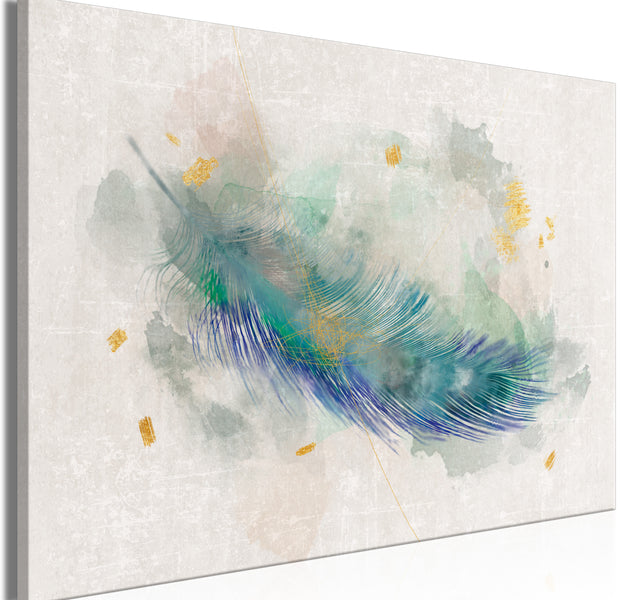 Abstract Canvas Wall Art - Blue Adventure