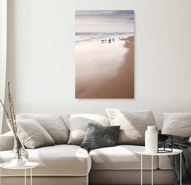 Landscape Canvas Wall Art - Autumn Beach