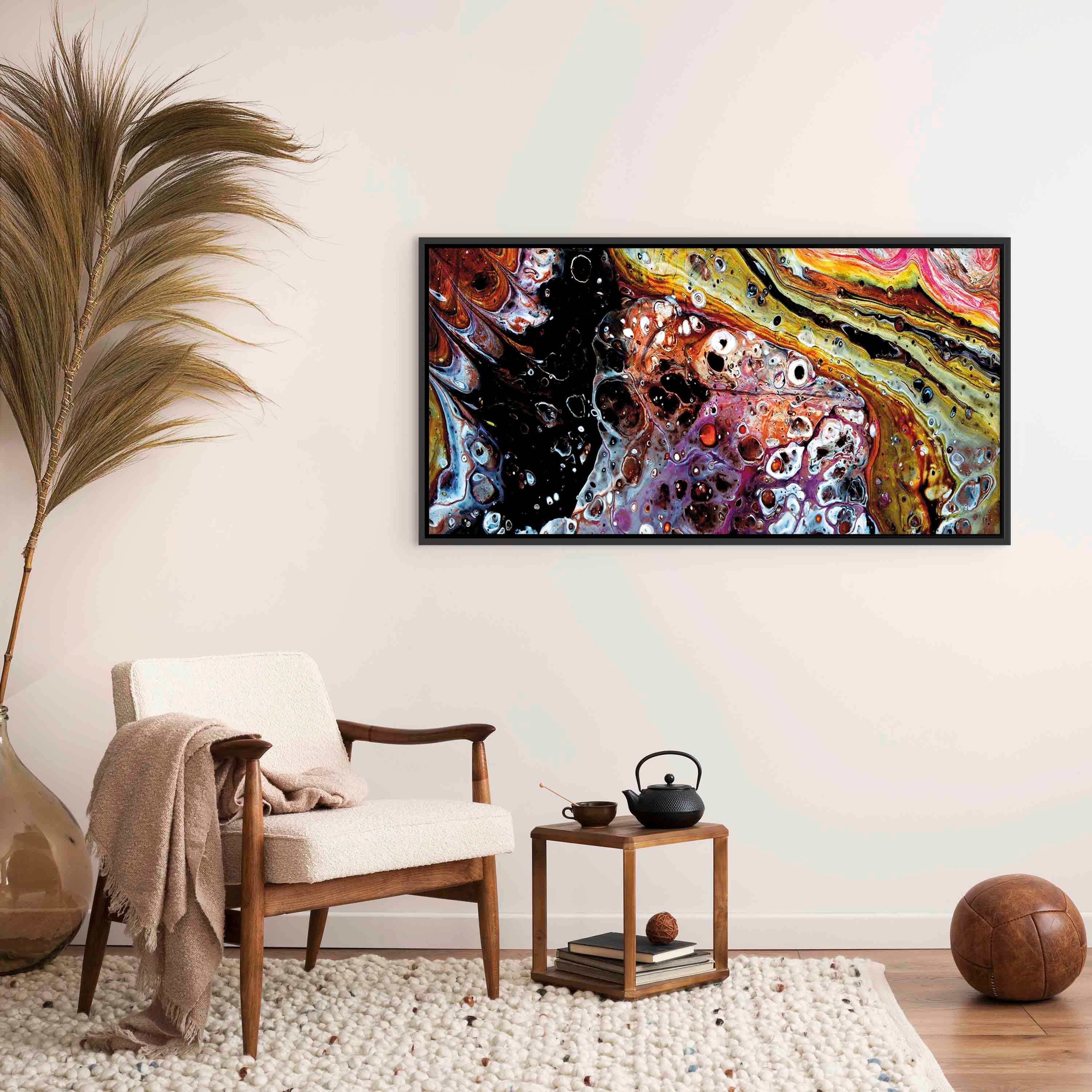 Floating Framed Canvas Art - Synthesis Vertical