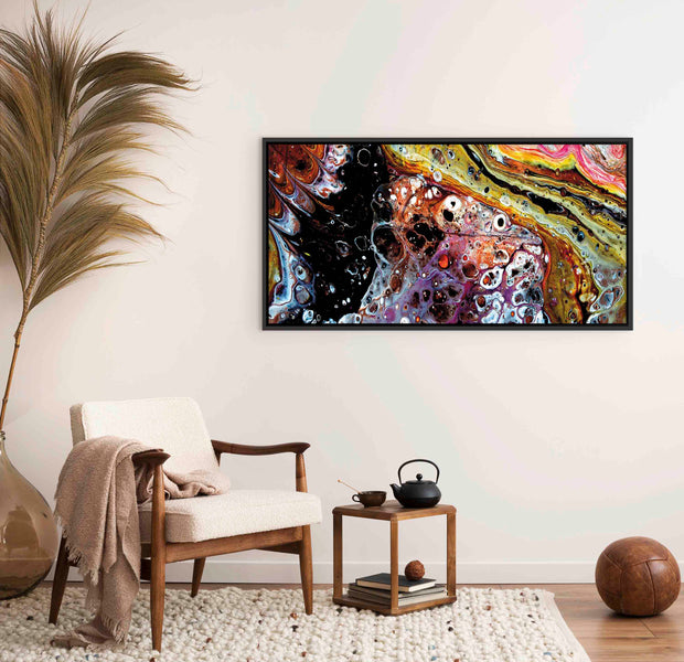 Floating Framed Canvas Art - Synthesis Vertical