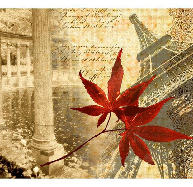 Cityscape Wallpaper Wall Mural - Autumn And Paris