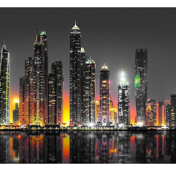 Cityscape Wallpaper Wall Mural - Desert City Dubai