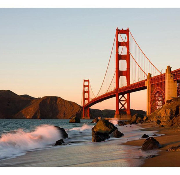Cityscape Wallpaper Wall Mural - Golden Gate Bridge