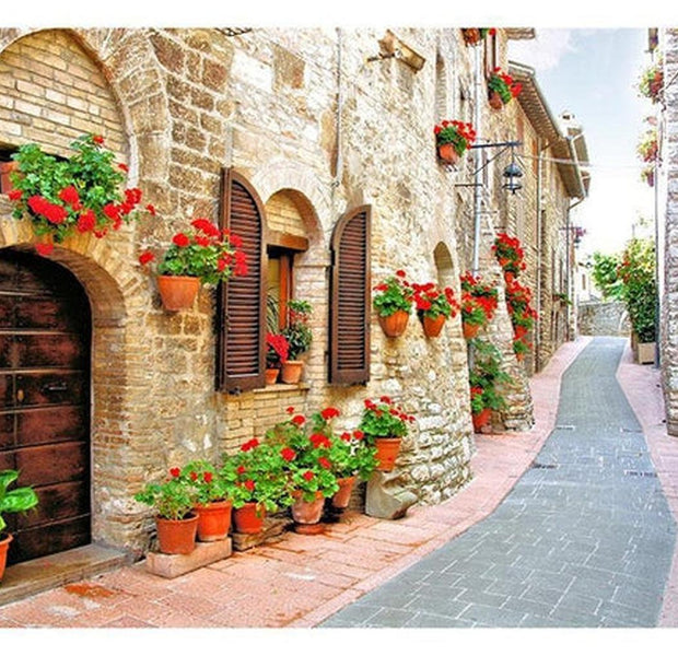 Cityscape Wallpaper Wall Mural - Italian Province