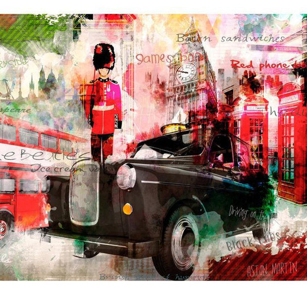 Cityscape Wallpaper Wall Mural - Streets Of London
