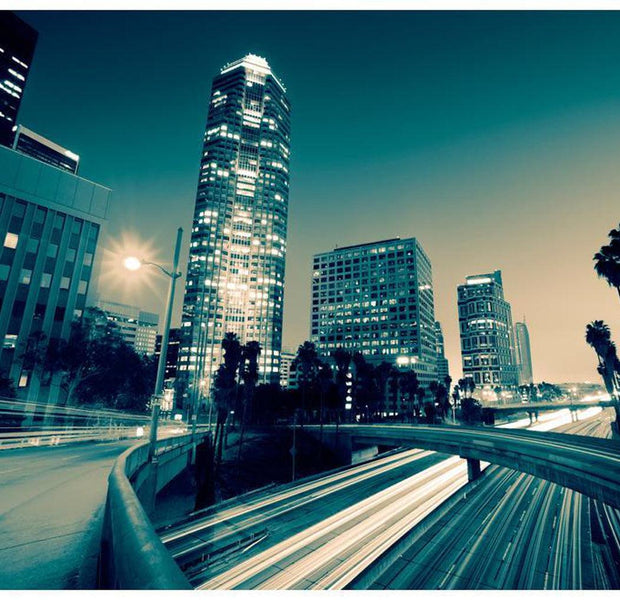 Cityscape Wallpaper Wall Mural - The Streets Of Los Angeles