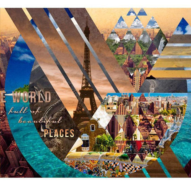 Cityscape Wallpaper Wall Mural - The World Collage