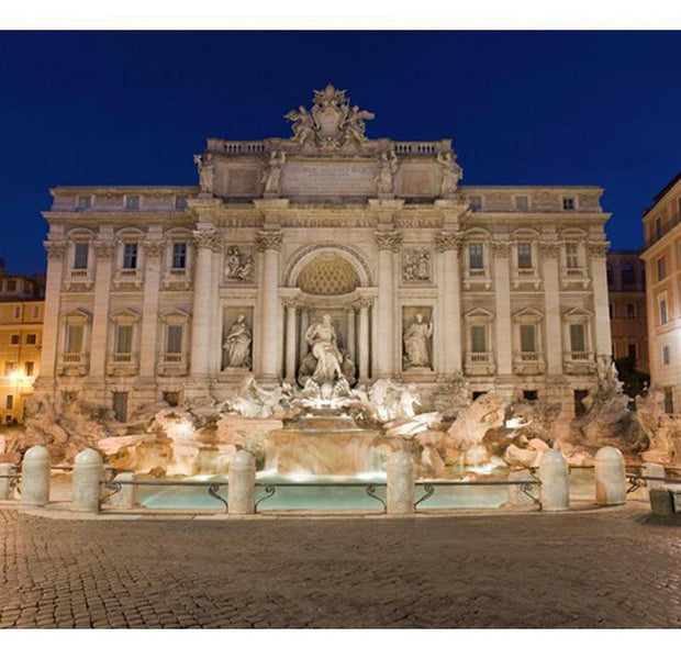 Cityscape Wallpaper Wall Mural - Trevi Fountain - Rome