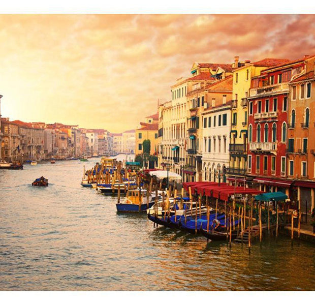 Cityscape Wallpaper Wall Mural - Venice - The Colorful City On The Water