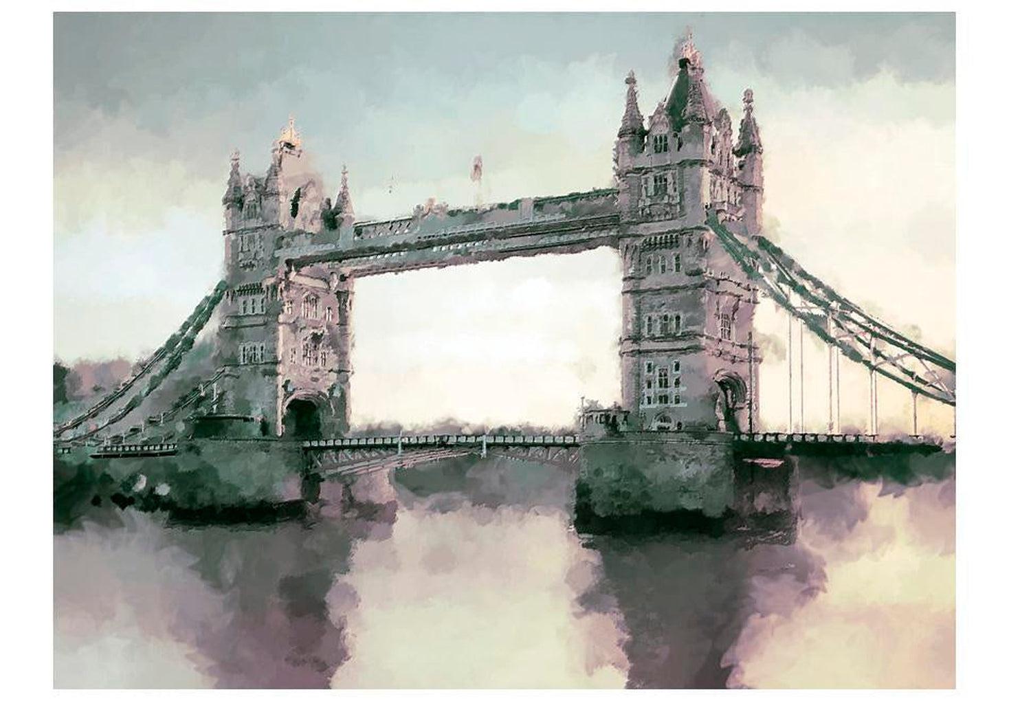 Cityscape Wallpaper Wall Mural - Victorian Tower Bridge