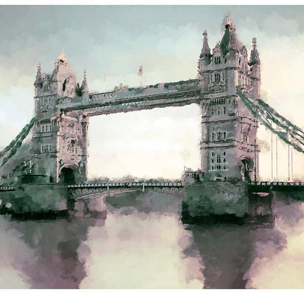 Cityscape Wallpaper Wall Mural - Victorian Tower Bridge