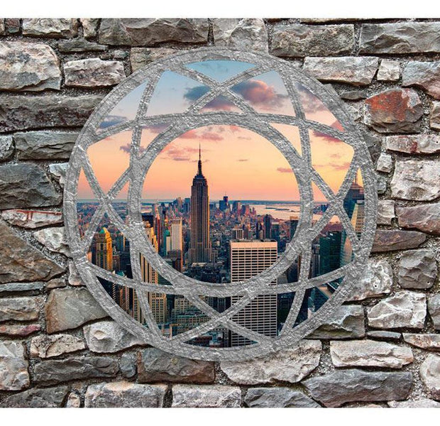 Cityscape Wallpaper Wall Mural - View Of Skyscrapers