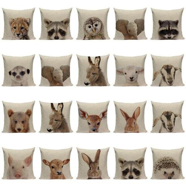 Cute Baby Animal Cushion Covers