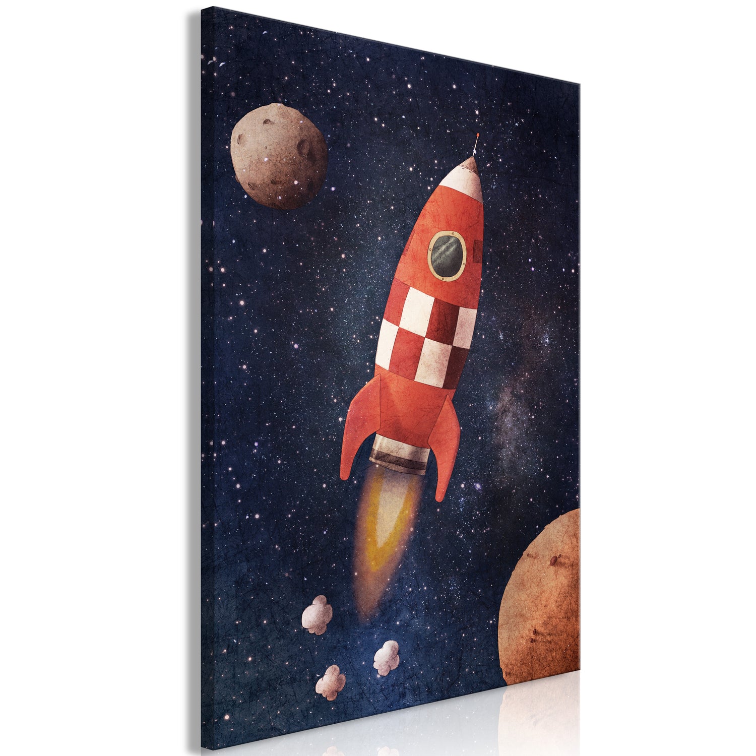 Cartoon Canvas Wall Art - Into the Unknown by Rocket