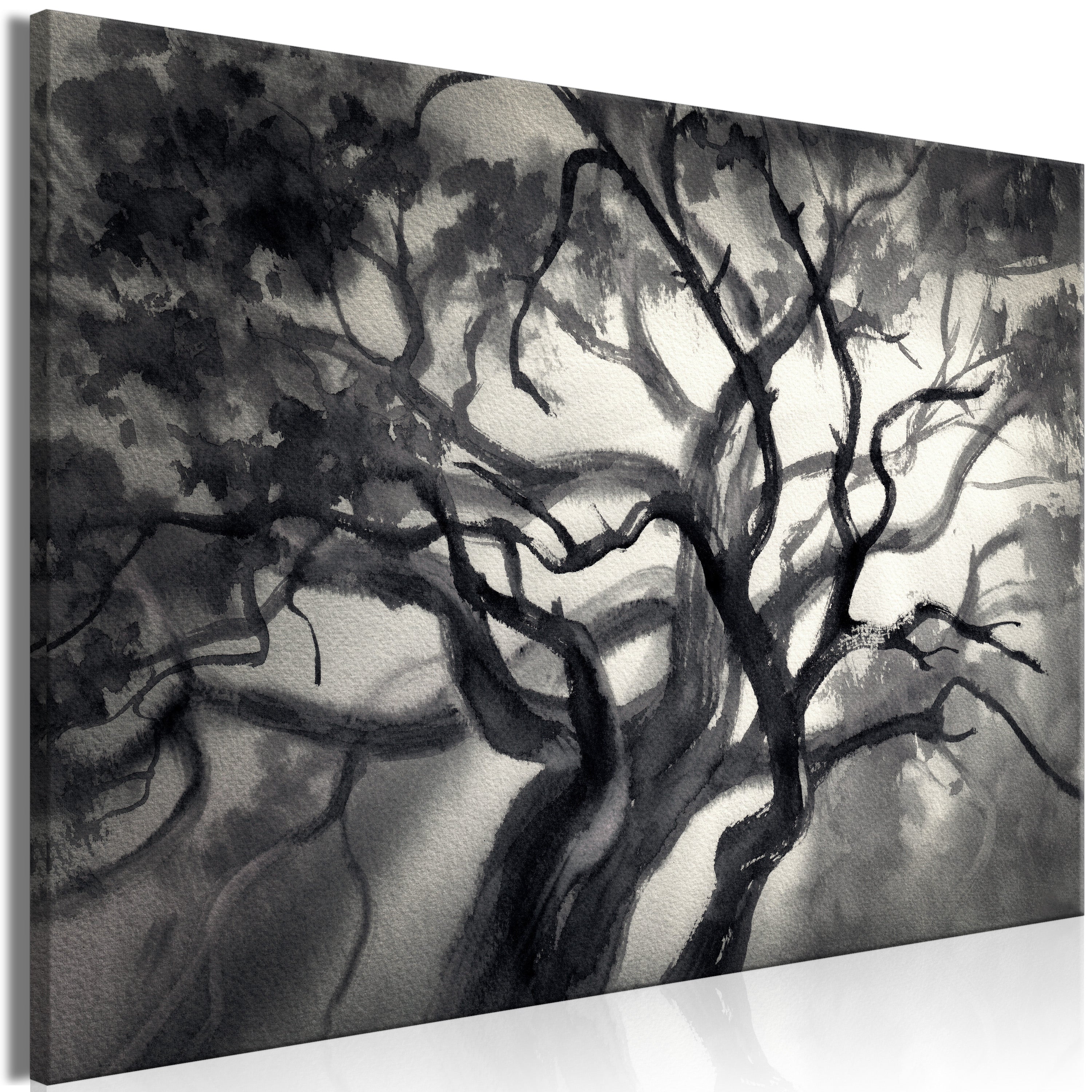 Landscape Canvas Wall Art - Lighted Branches