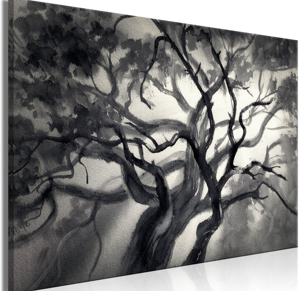 Landscape Canvas Wall Art - Lighted Branches