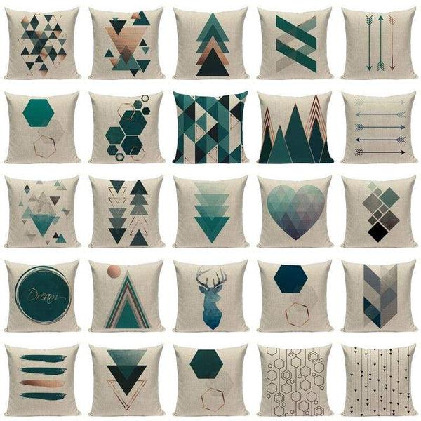 Dark Teal Blue Cushion Covers