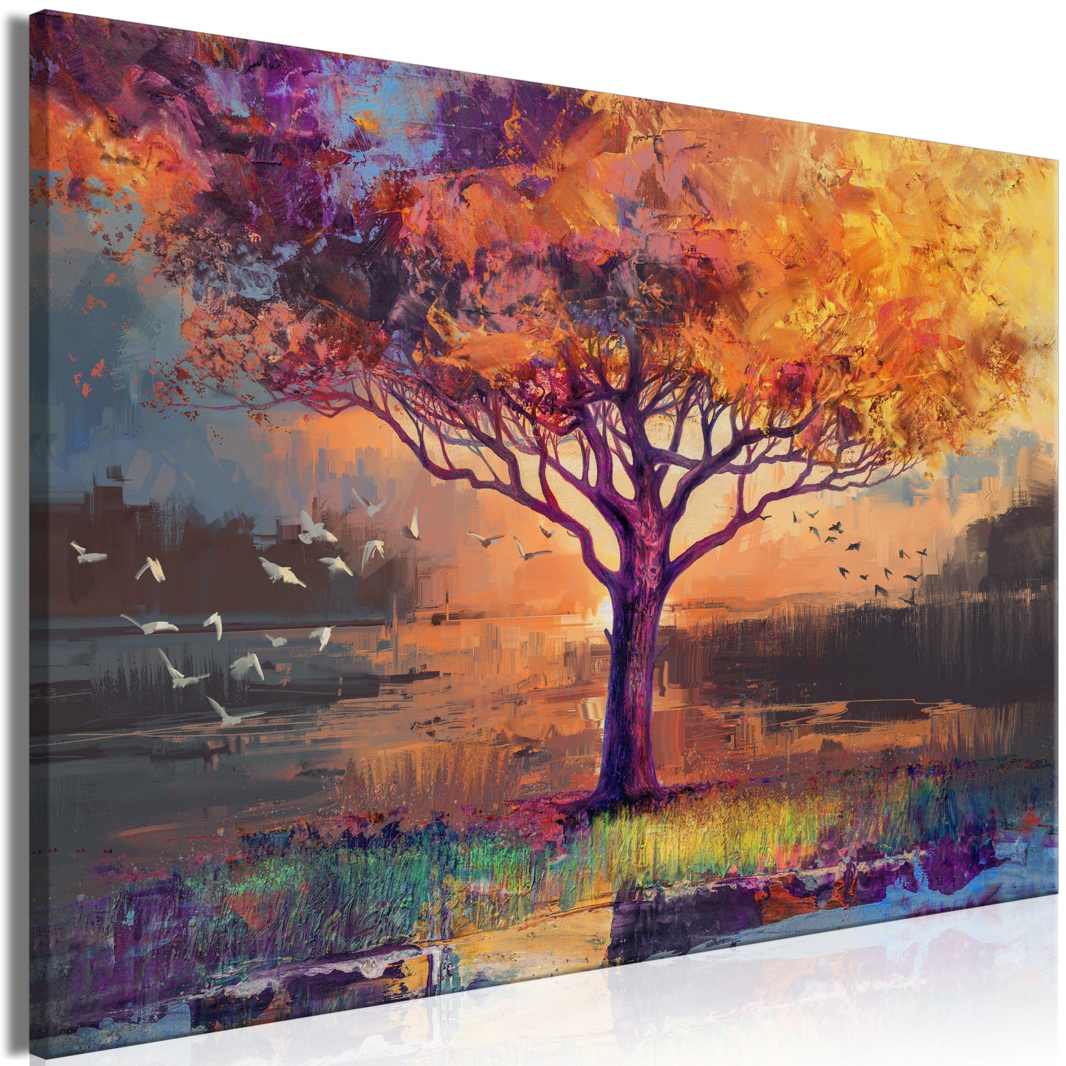 Landscape Canvas Wall Art - Autumn Sketches