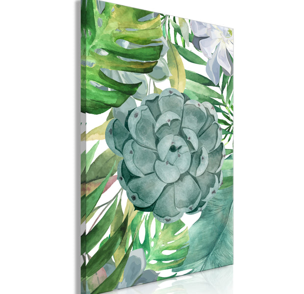 Botanical Canvas Wall Art - Tropical Flora