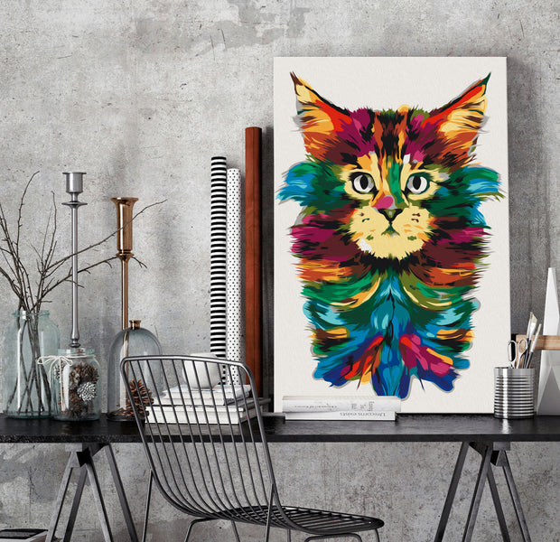 Paint By Numbers Kit - Colourful Mane