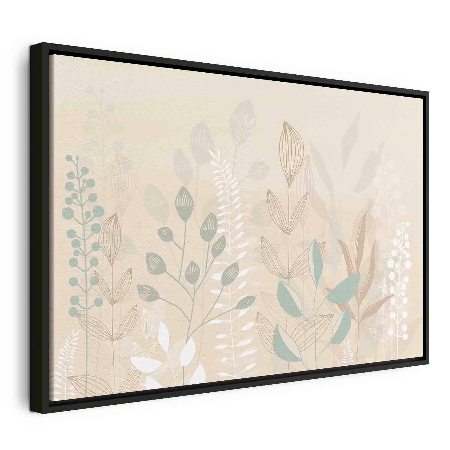 Floating Framed Canvas Art - Morning in the Meadow