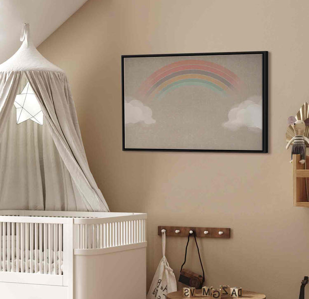 Floating Framed Canvas Art - Rainy June