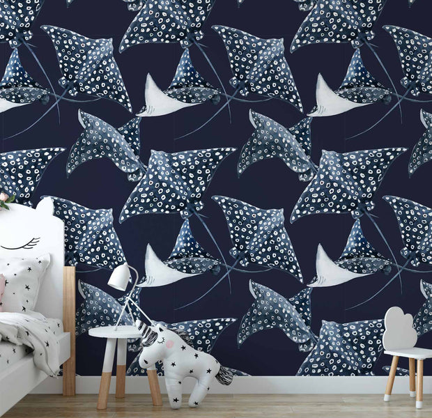 Repeating Wallpaper Roll - Underwater Dance