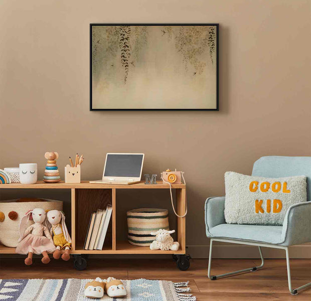 Floating Framed Canvas Art - Spring Hummingbirds