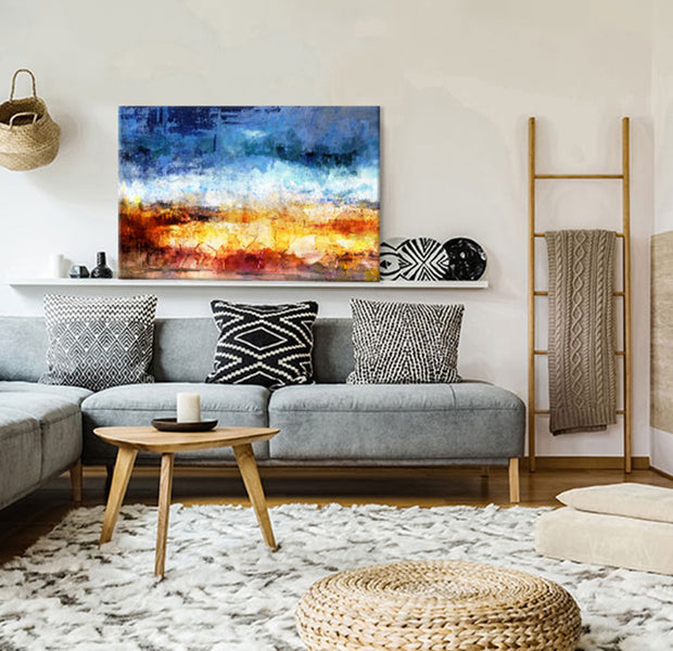 Abstract Canvas Wall Art - Modern Landscape