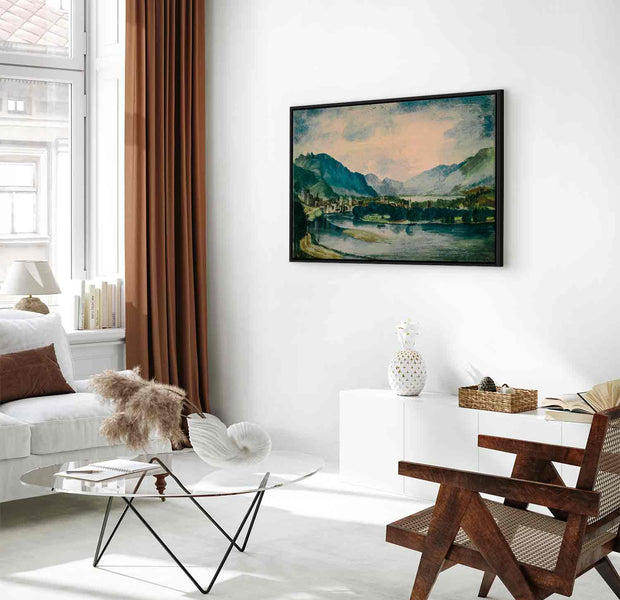 Floating Framed Canvas Art - The City of Trento - Albrecht Durer