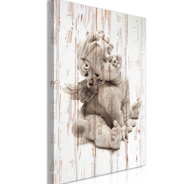 Vintage Canvas Wall Art - Pensive Cupid