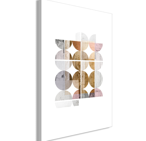 Abstract Canvas Wall Art - Harmonious Shape