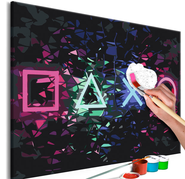 Paint By Numbers Kit - Press Start