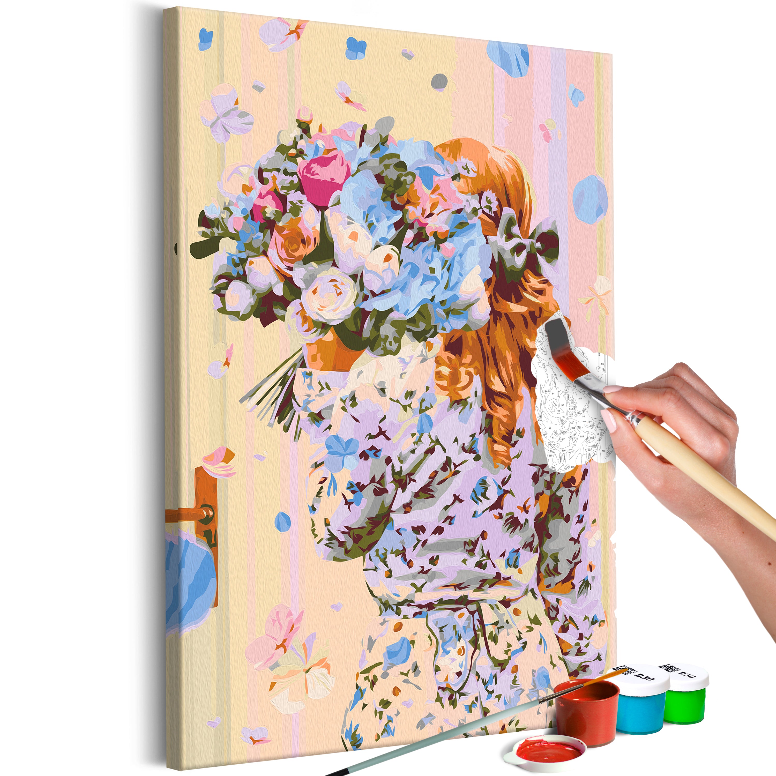 Paint By Numbers Kit - Hydrangea Girl