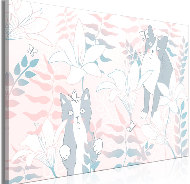 Cartoon Canvas Wall Art - Cat Matters